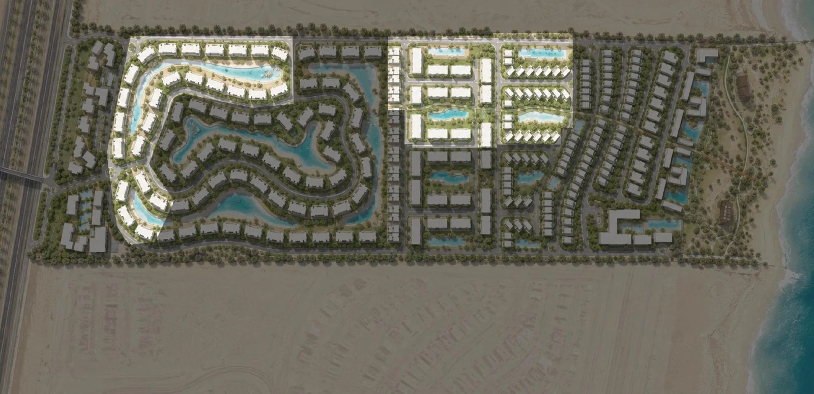 Released phase of the C North Ras El Hekma master plan